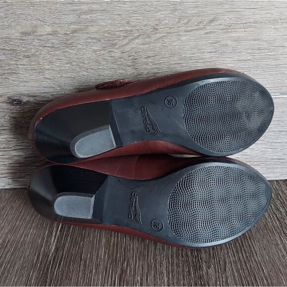 Dansko Betty Mary Jane Pumps Shoes Brown Leather Size 36 - Picture 8 of 10